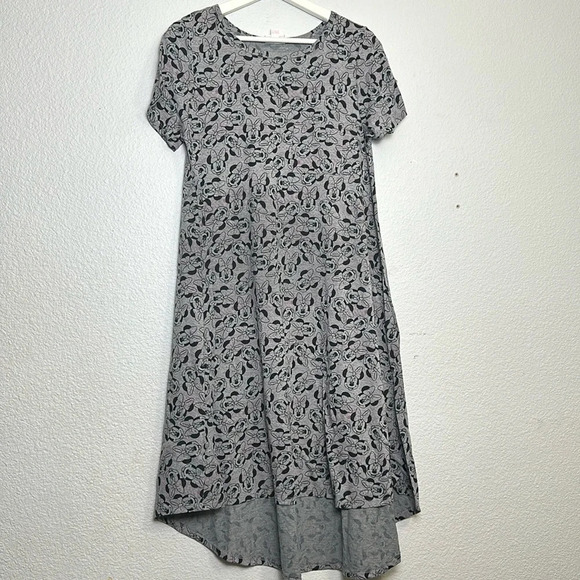 LulaRoe Minnie Mouse Flowy Midi Dress Short Sleeve Womens Size Small - Picture 1 of 9